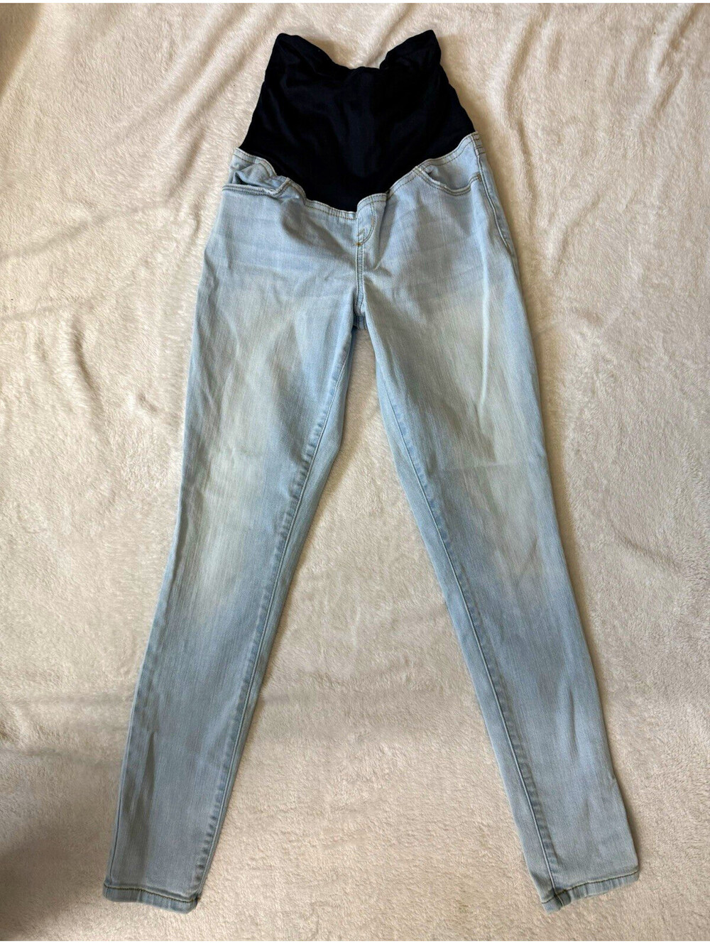 Isabel Maternity by Ingrid & Isabel Underbelly Skinny Jeans Womens 2 Light Wash